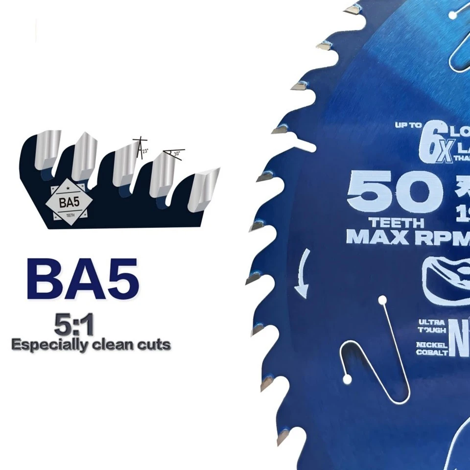 BA5 Tooth Geometry for Smooth Edge Wood Cutting BA5 Tooth Geometry for Smooth Edge Wood Cutting